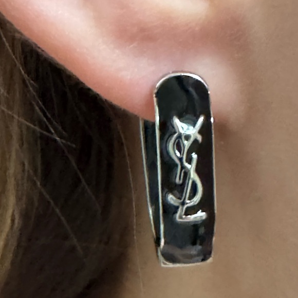 SAINT LAURENT earrings authentic 100% - Picture 1 of 12